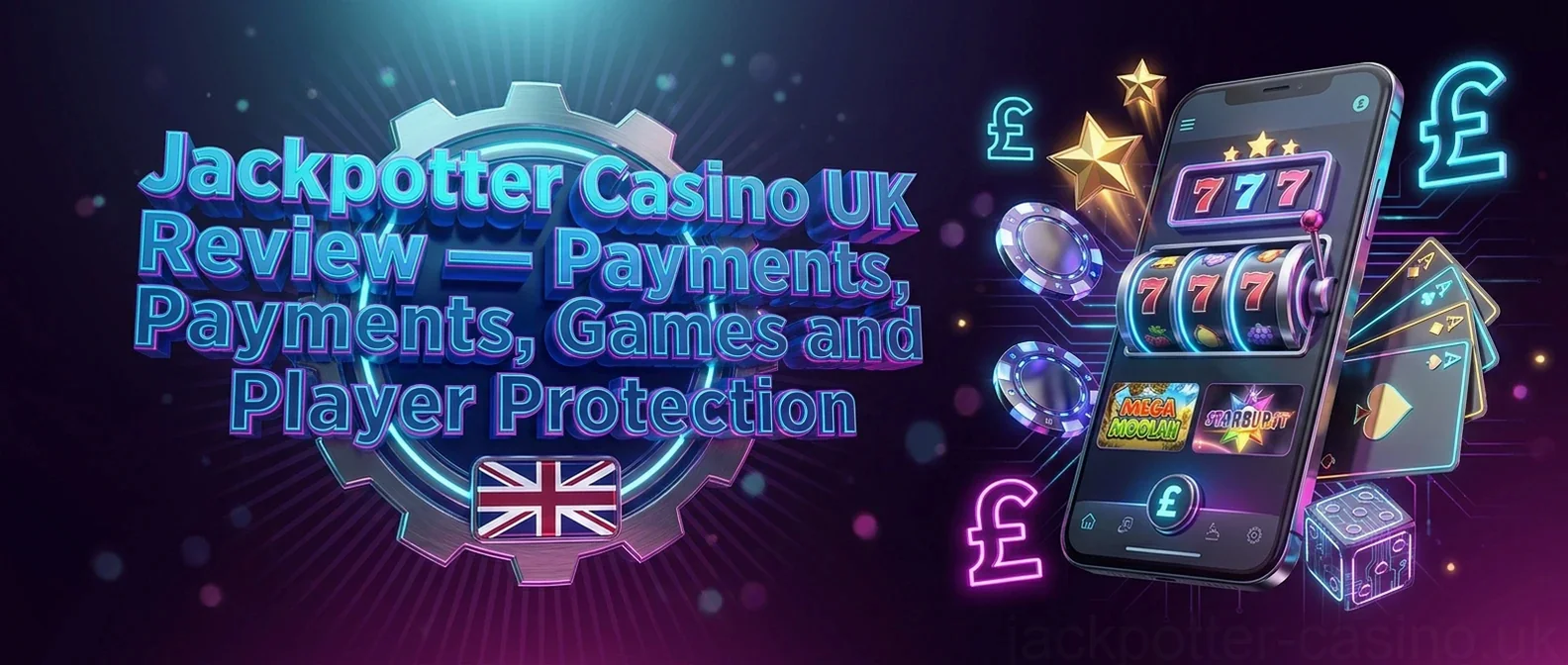 Jackpotter Casino UK Review — Payments, Games and Player Protection